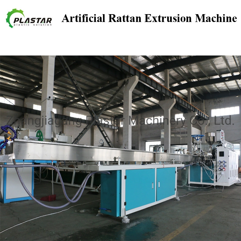 Plastic Artificial Rattan Production Line for Woven Sofa and Chairs