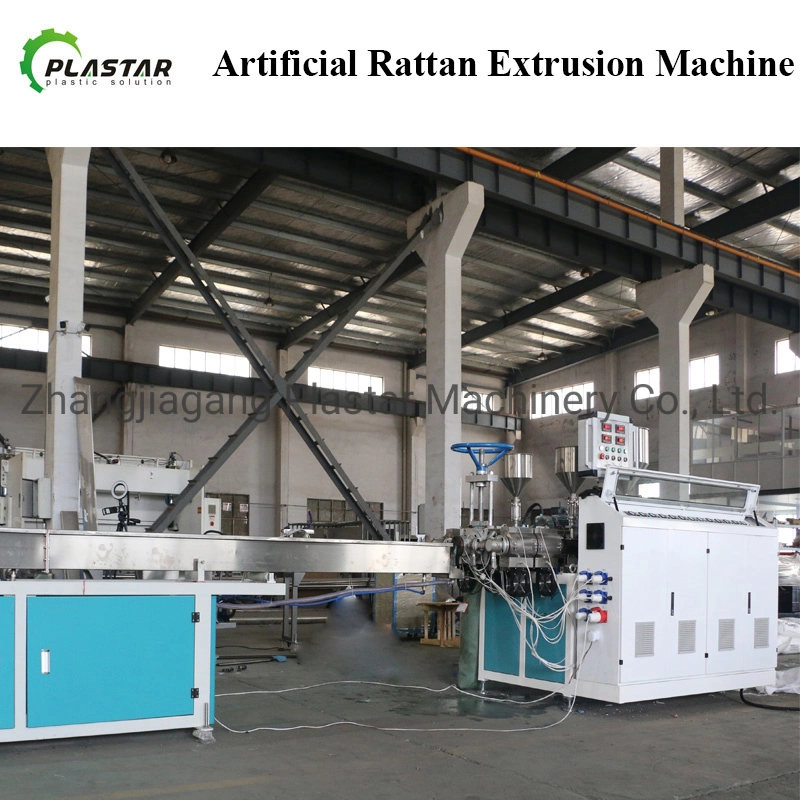 Plastic Artificial Rattan Production Line for Woven Sofa and Chairs