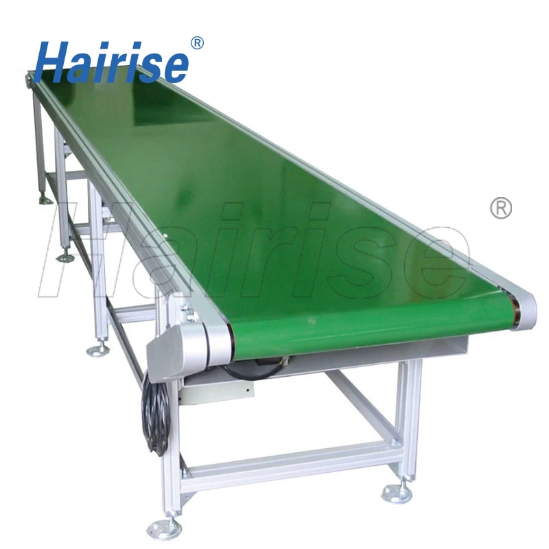 Hairise Best Price Comfortable China High Quality PVC Belt Turning Conveyor System Wtih ISO& CE &FDA Certificate